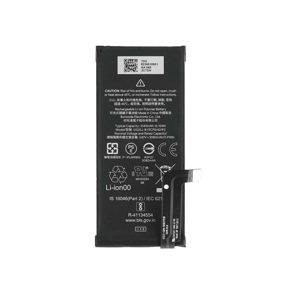 G025J-B Akku für Google Pixel 4a 4G Ersatzakku wie Original