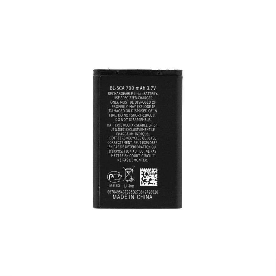 BL-5CA Akku für Nokia 1110 1112 1200 2310 wie Original 700mAh Batterie Ersatz