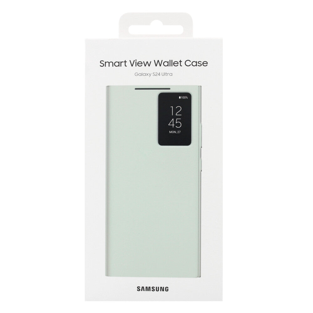 Samsung Smart View Wallet Cover SM-S928 Galaxy S24 Ultra hellgrün EF-ZS928CGE