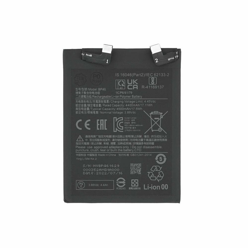 BP46 Akku für Xiaomi 12 12X Ersatzakku wie Original