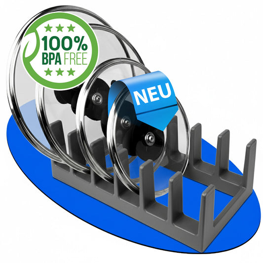 Topfdeckel-Organizer / Topfdeckelhalter / Pfannenhalter mit 6 Fächern – Aufbewahrung für die Schublade