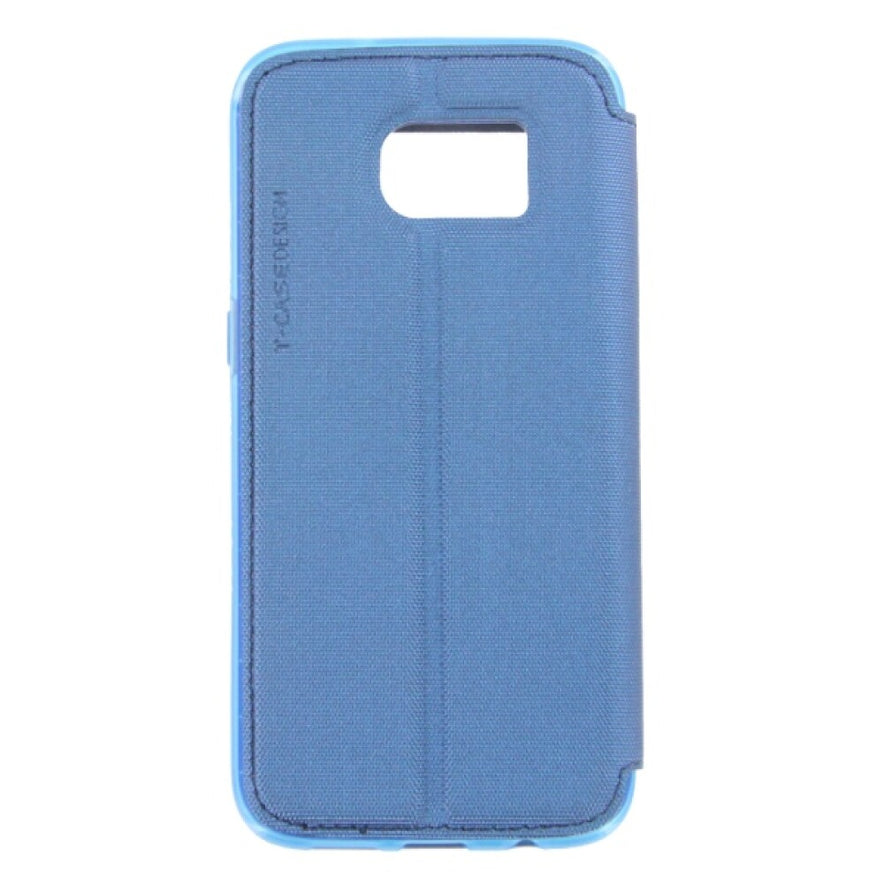 Flip Schutzhülle Handyhülle für Samsung Galaxy S7 Blau