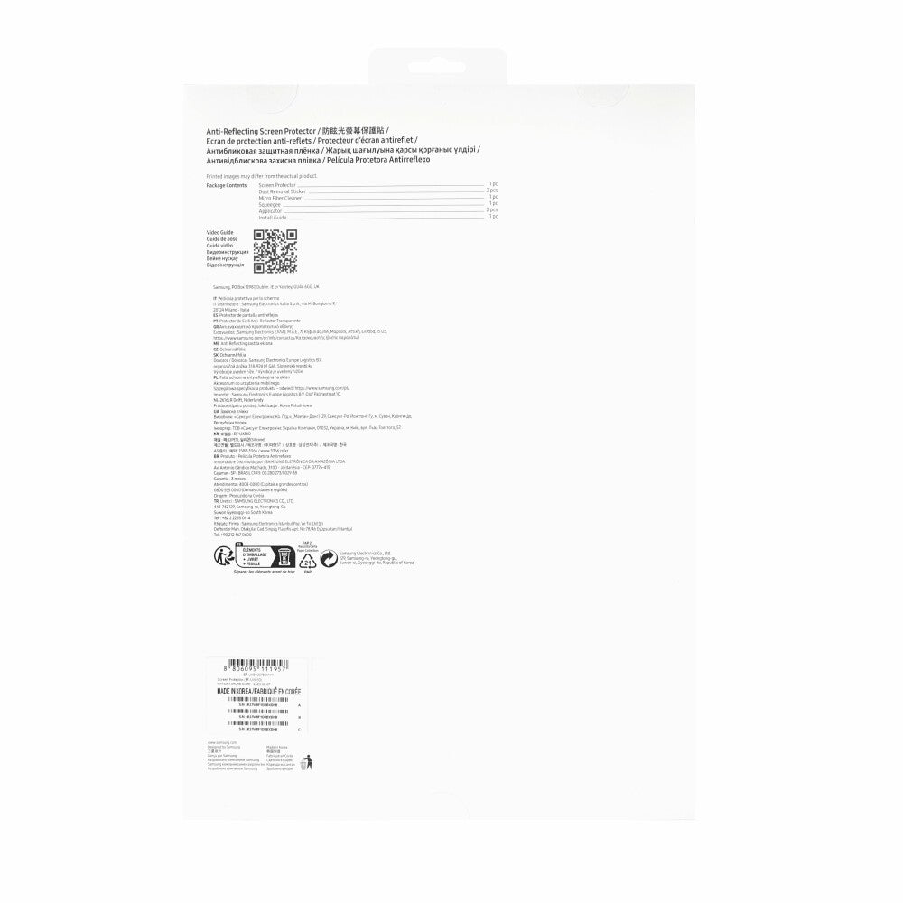 Samsung Antireflex-Displayschutzfolie Galaxy Tab S9+ transparent EF-UX810CTE