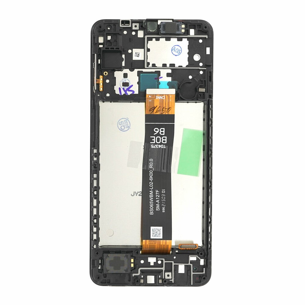 Original Display für Samsung A127 Galaxy A12 LCD + Rahmen GH82-26485A
