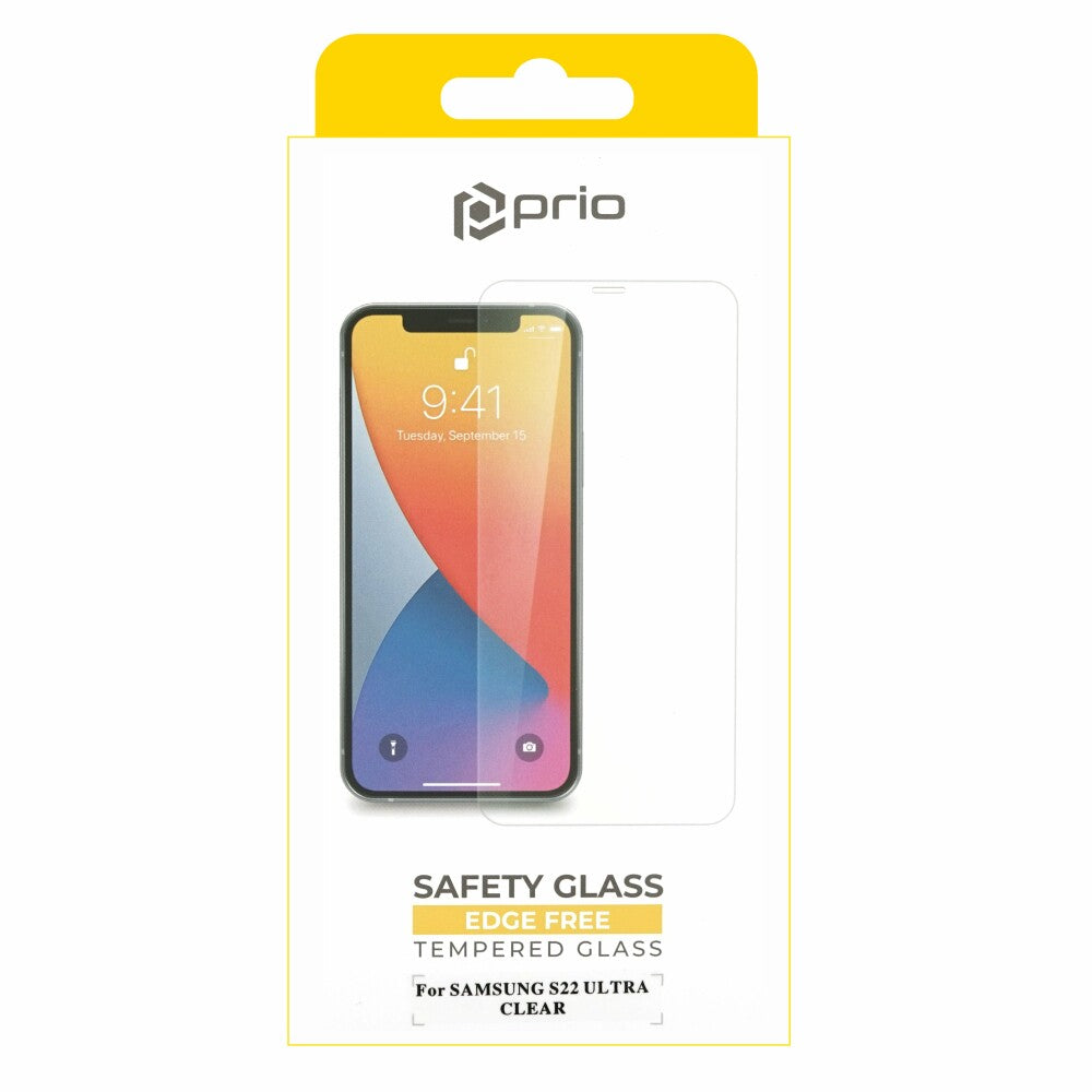 prio Displayschutzglas für Samsung S22 Ultra transparent