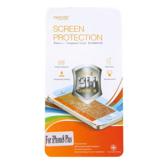 Original Panzerfolie Blickschutz für iPhone 8 Plus 9H Gehärtetes Glas