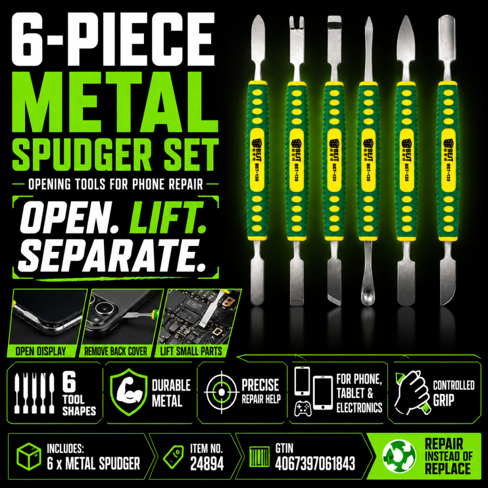 BESTES 6-in-1-Metallspatel- Set