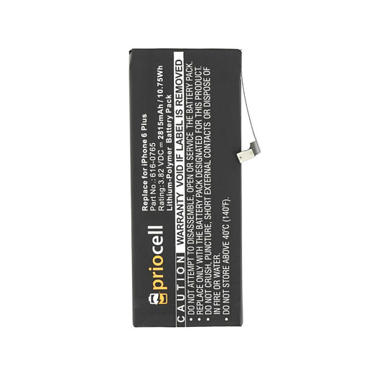 Priocell Akku für iPhone 6 Plus 616-0765 wie Original 2915mAh Ersatzakku