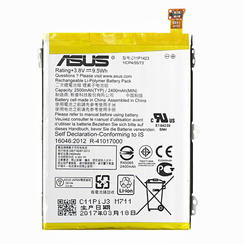 Original C11p1423 Akku für Asus Zenfone 2 ZE500CL 2400mAh 0B200-01380000