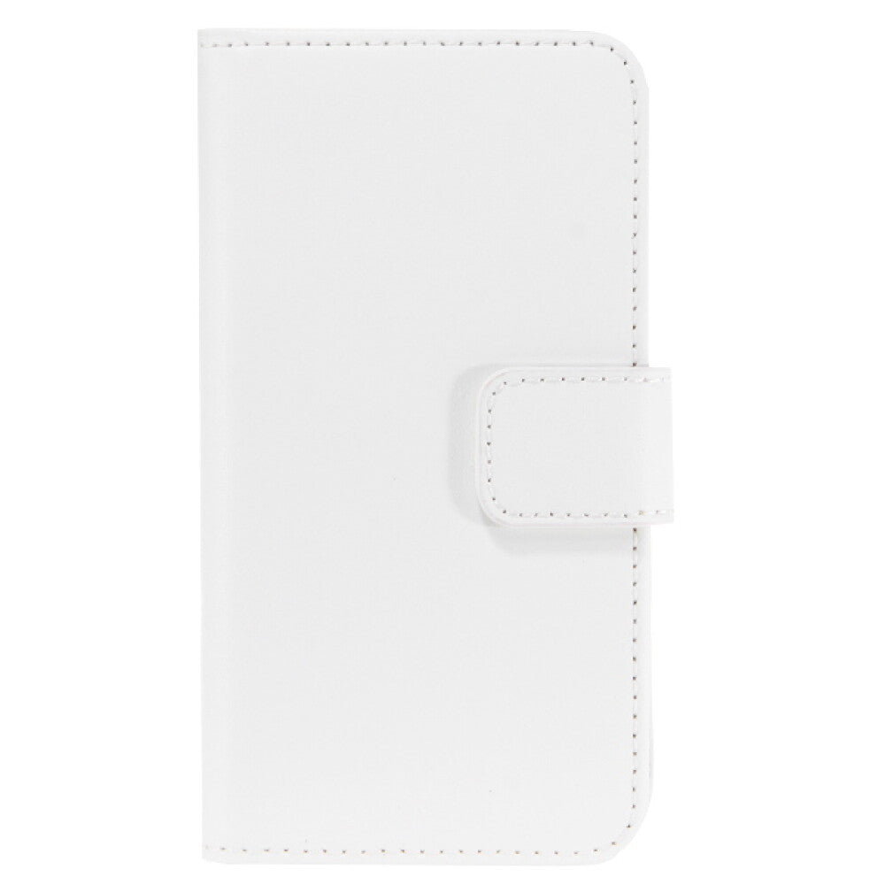 Lederhülle Handyhülle für Samsung Galaxy S5 mini Weiß Tasche Schutz