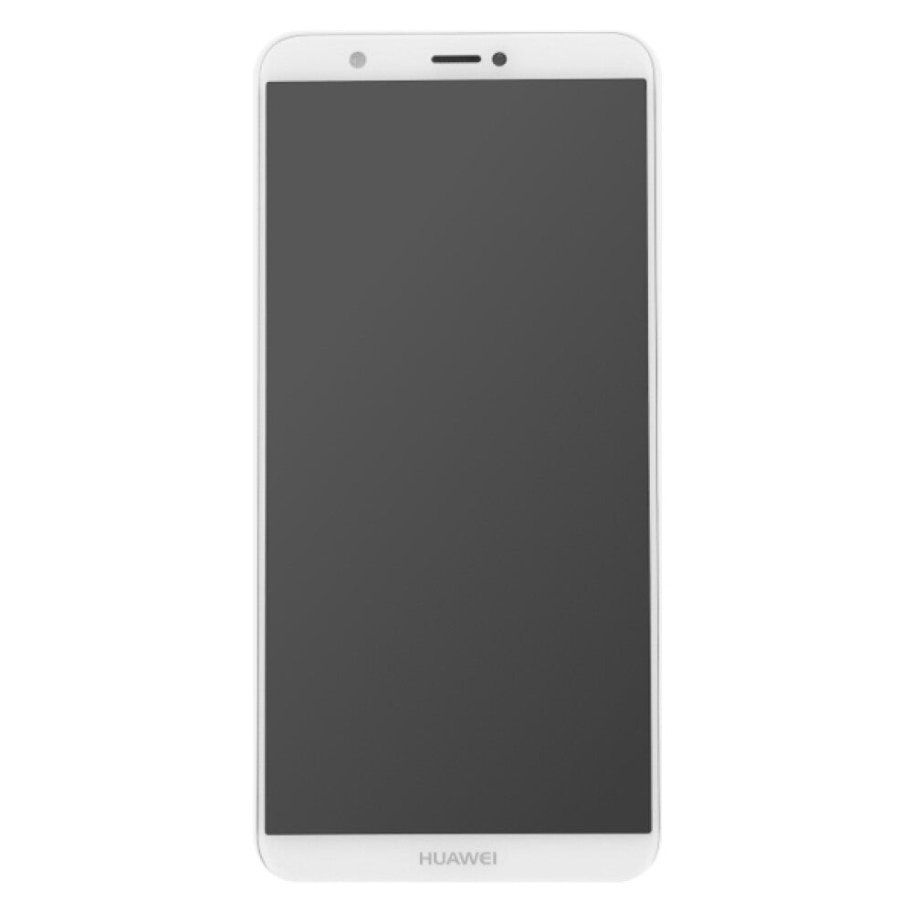 Display für Huawei P Smart LCD + Rahmen Weiß Touch Bildschirm