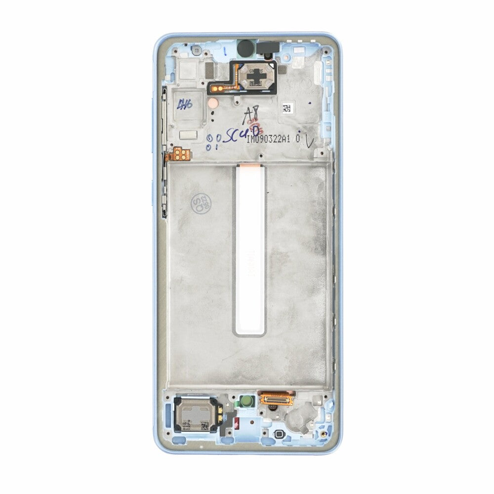 Original Display für Samsung Galaxy A33 5G LCD + Rahmen blau GH82-28143C