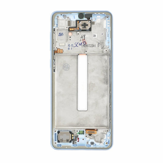 Original Display für Samsung Galaxy A33 5G LCD + Rahmen blau GH82-28143C