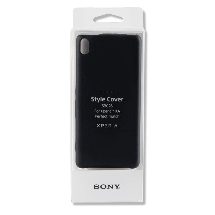 Original Schutzhülle für Sony Xperia XA Schwarz 1301-1894