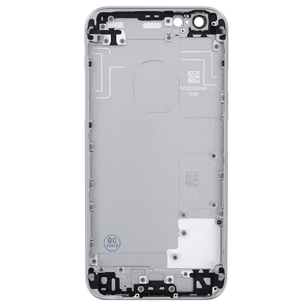für iPhone 6s Akkufachdeckel Grau Kameraglas Rückseite