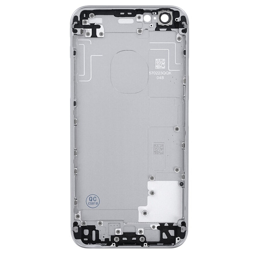 für iPhone 6s Akkufachdeckel Grau Kameraglas Rückseite