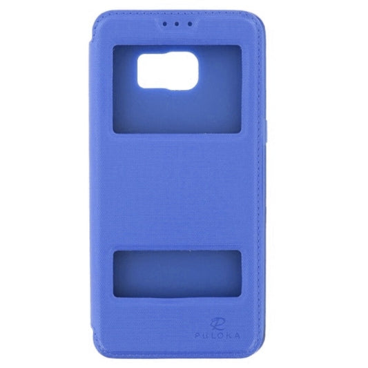 Flip Case Handyhülle für Samsung Galaxy S6 Edge Plus Blau