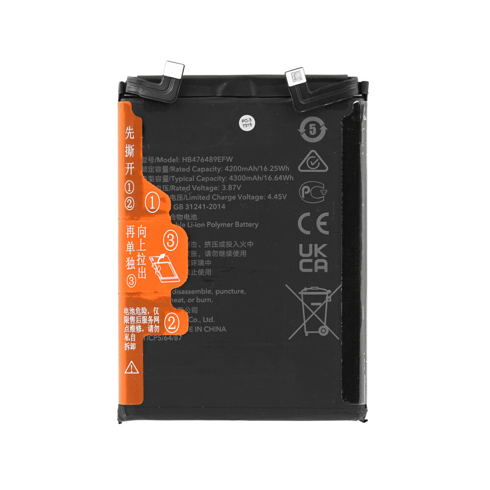 HB476489EFW Akku für Huawei Nova 9 Honor 50 4300mAh Batterie Ersatzakku