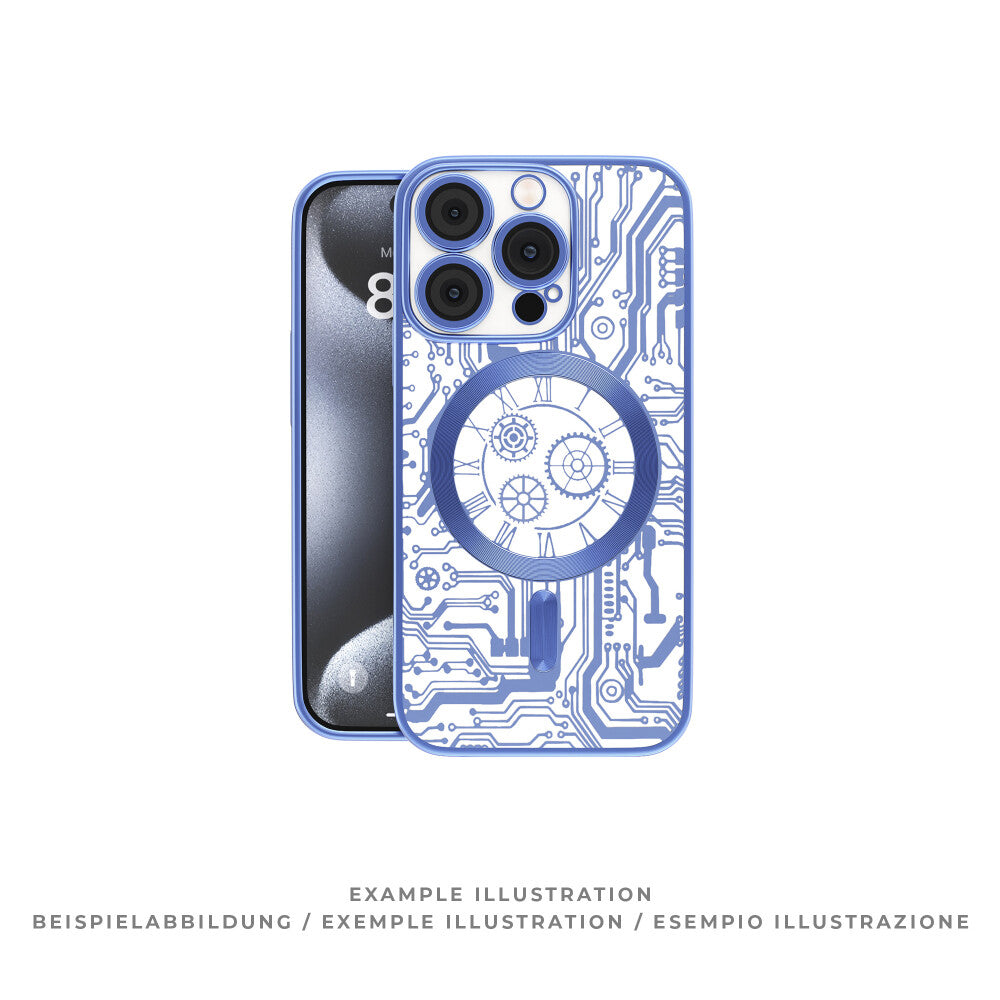 prio elegante Handyhülle MAG für iPhone 15 blau