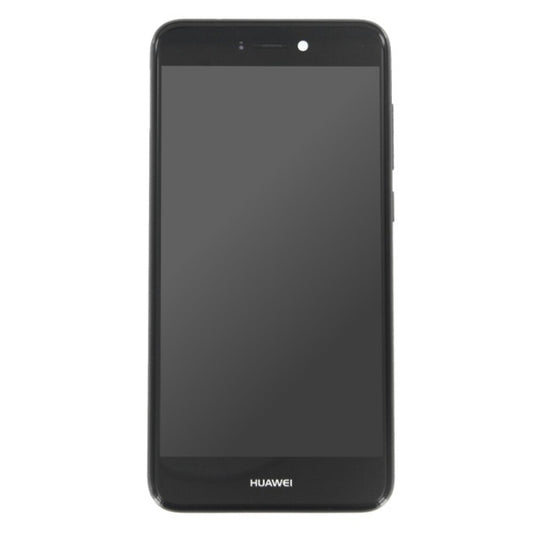Displayeinheit + Rahmen für Huawei P8 lite 2017 schwarz