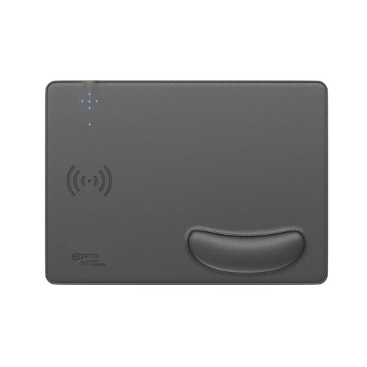 prio Schnelllade-Mauspad 15 W (USB C) grau