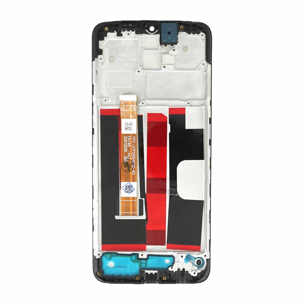 Displayeinheit + Rahmen für OPPO A9 2020 schwarz