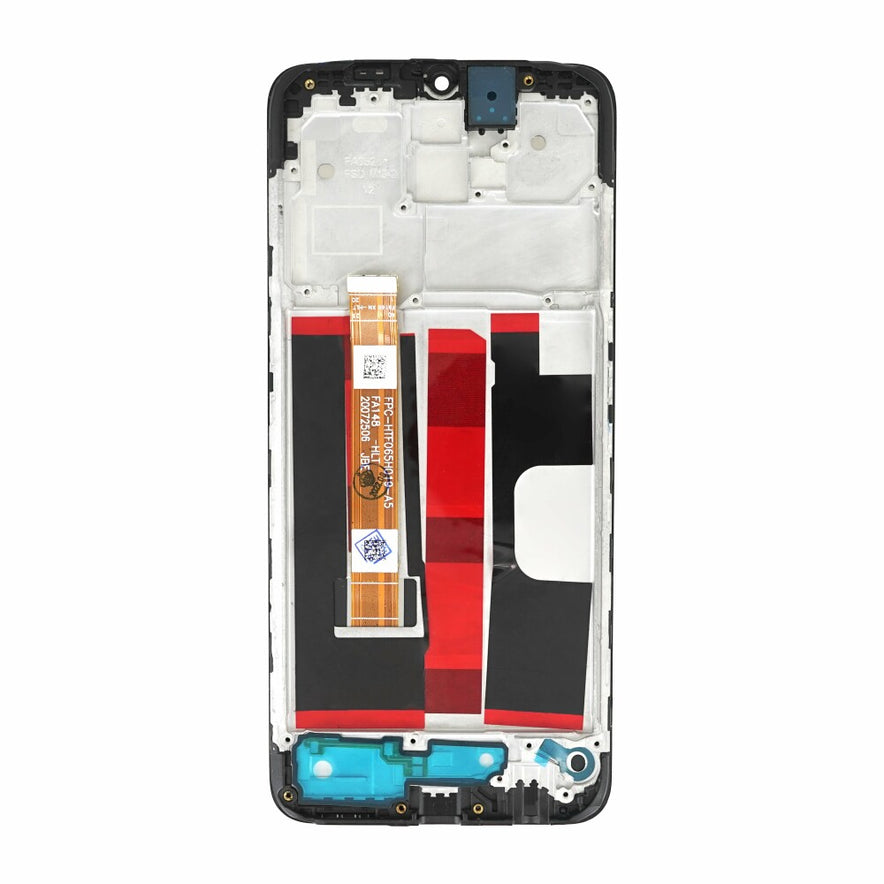 Displayeinheit + Rahmen für OPPO A9 2020 schwarz