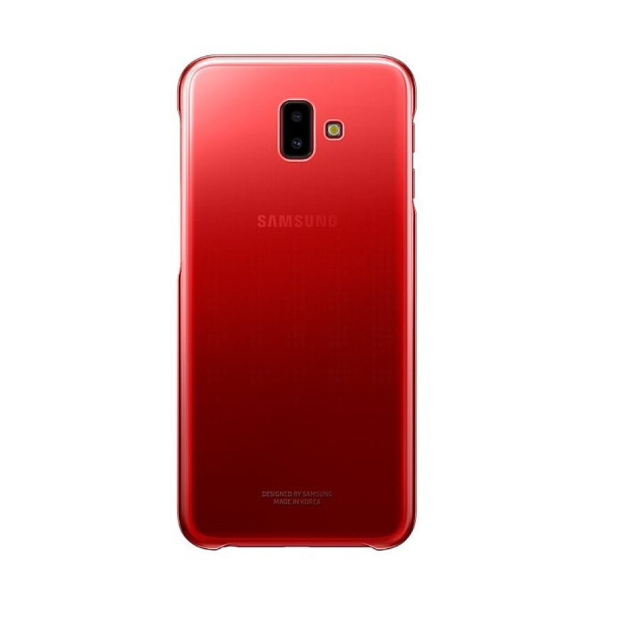 Original Hardcover Handyhülle für Samsung J6 Plus Rot EF-AJ610CREGWW