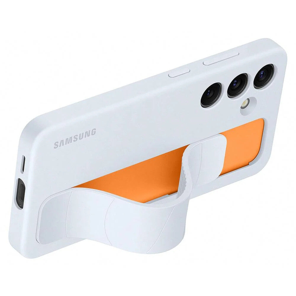 Original Standing Grip Handyhülle für Samsung Galaxy S24 Hellblau EF-GS921CLEGWW