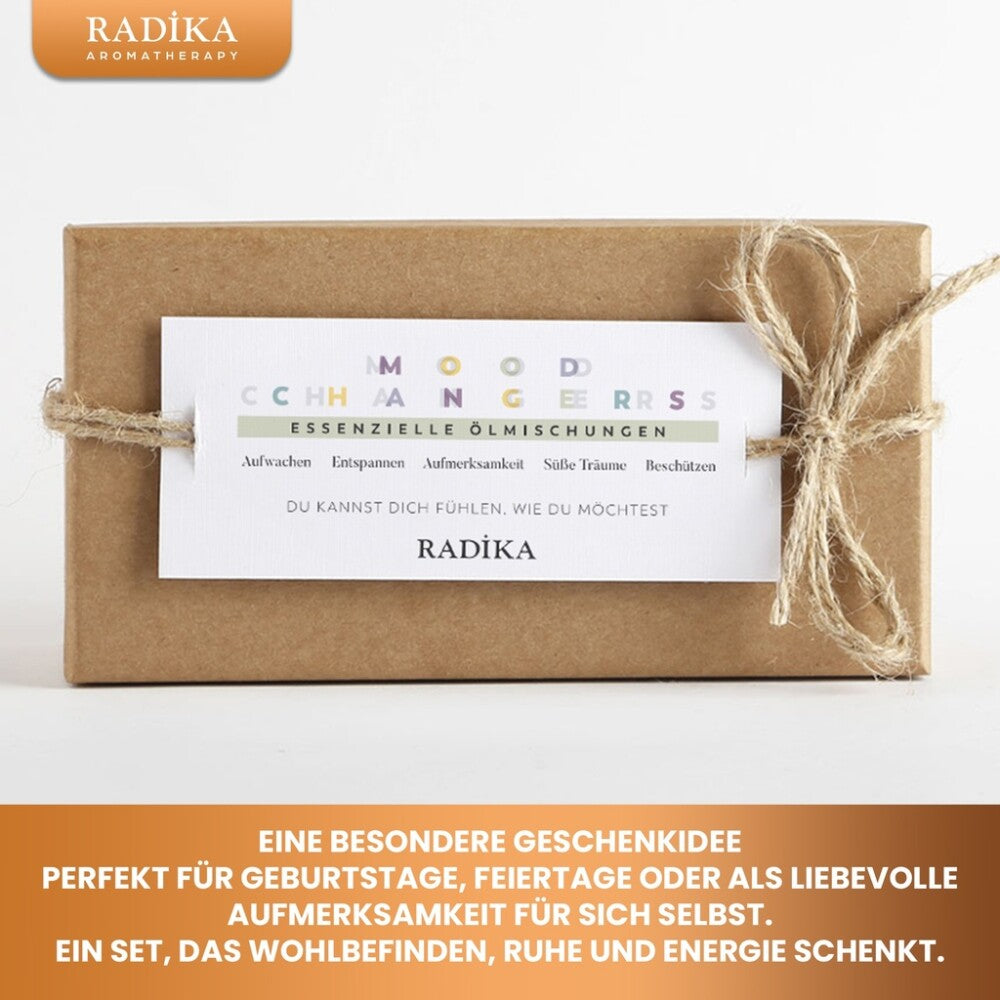 Ätherisches Öl-Set, 5 Stück in einem Paket, 100% Rein, BIO, natürlich 10 ml