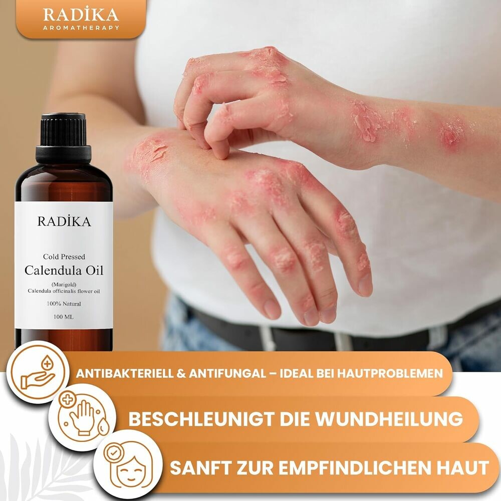 Calendula-Öl, Kaltgepresst, 100% Rein, BIO, natürlich, 30 ml