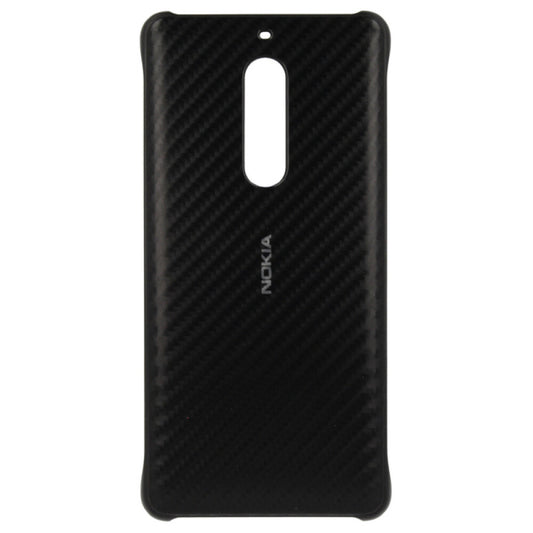Original Carbonhülle Handyhülle für Nokia 5 Schwarz 1A21M1E00VA