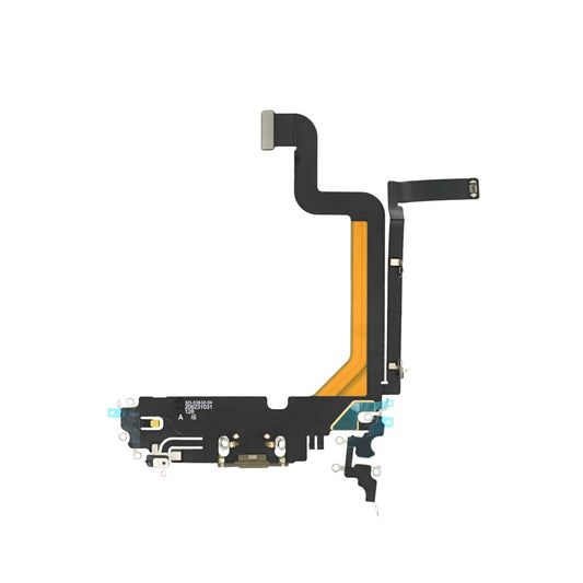 Ladebuchse für iPhone 14 Pro Max Gold Dock Connector Flex Ersatz