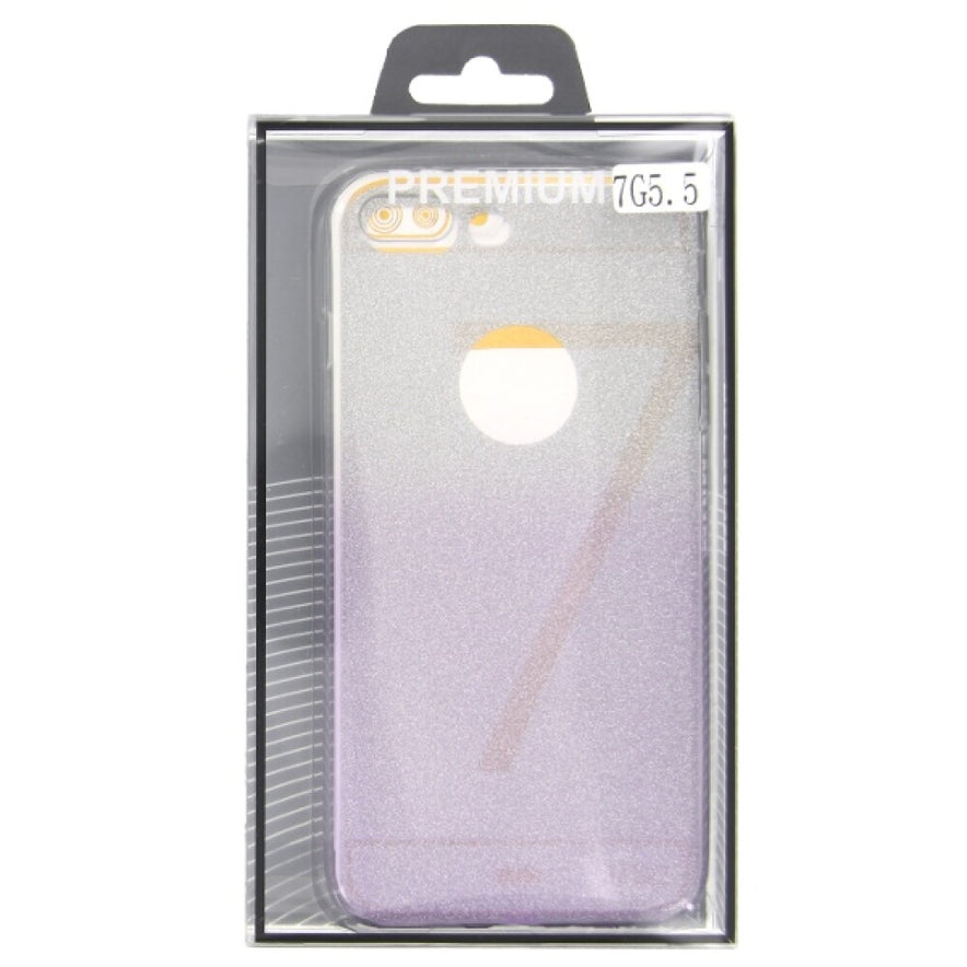 TPU Handyhülle für iPhone 7 Plus - Lila Schutz Tasche