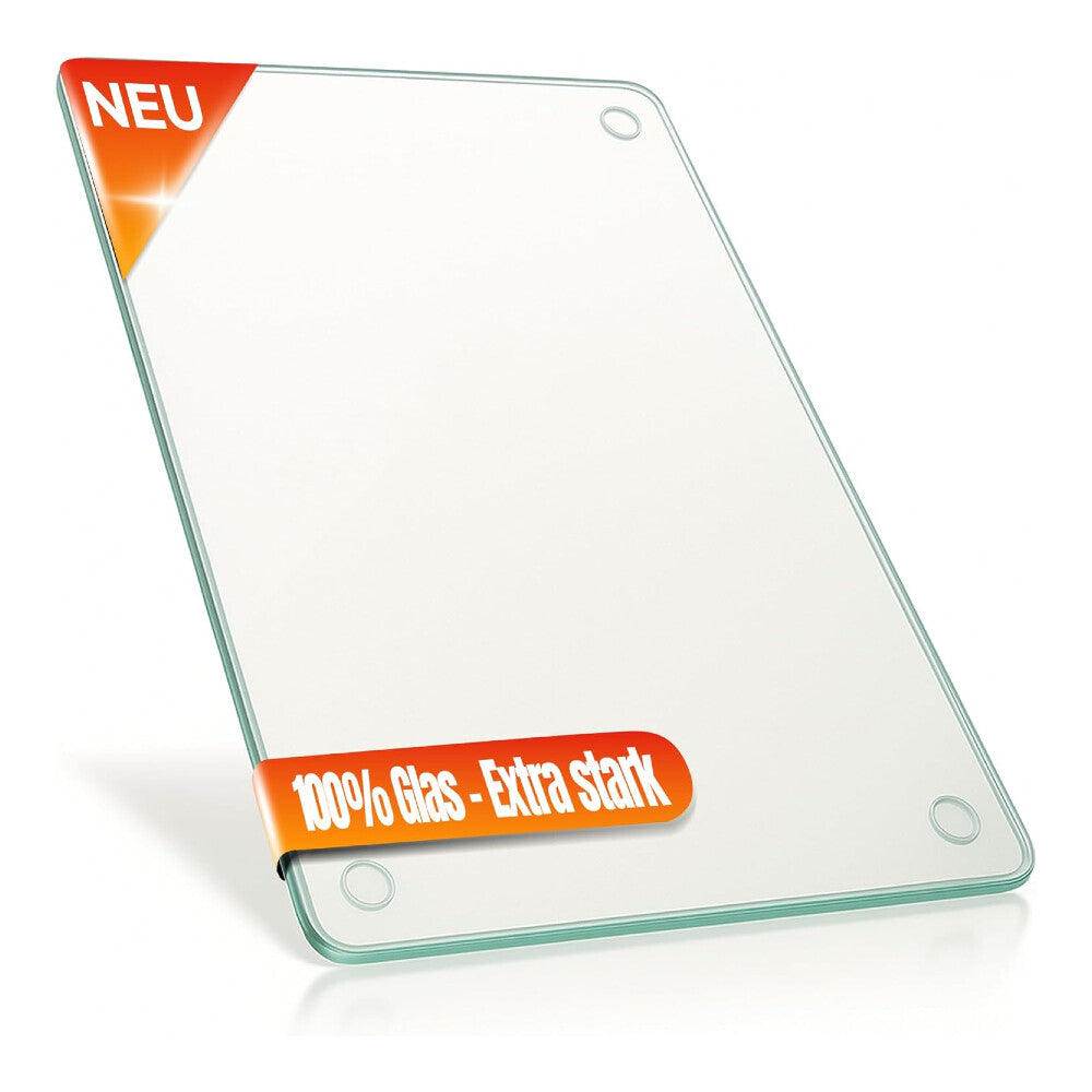 Decovetro Schneidebrett Glas |40x30cm | Glasschneidebrett | Leicht zu reinigen