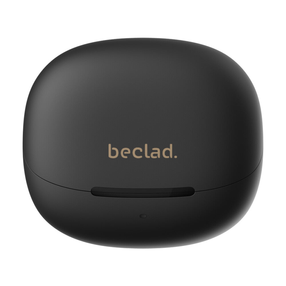 beclad. True Wireless Earbuds mit Geräuschunterdrückung, Schwarz, BE-SE001BG-GR