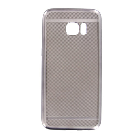 Silikonhülle Handyhülle für Samsung Galaxy S7 Edge Grau Schutz Cover