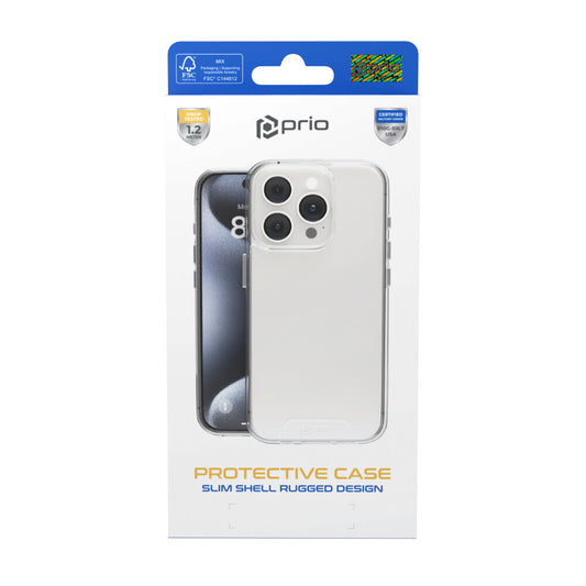 prio Schutzhülle für iPhone 17 Air klar