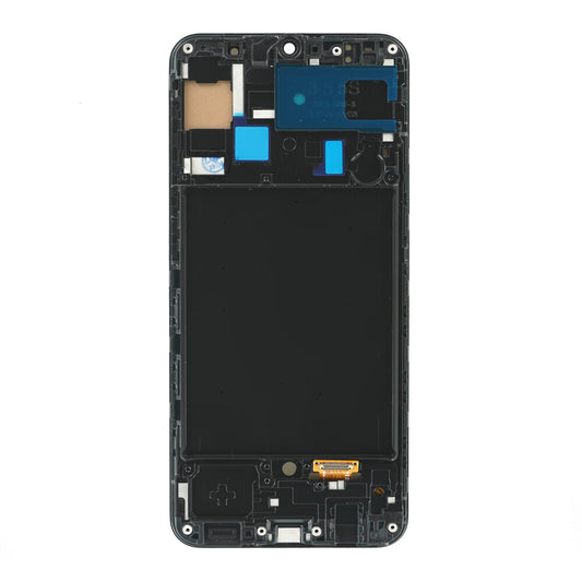Display (Hard OLED) + Rahmen für Samsung A505 Galaxy A50 schwarz