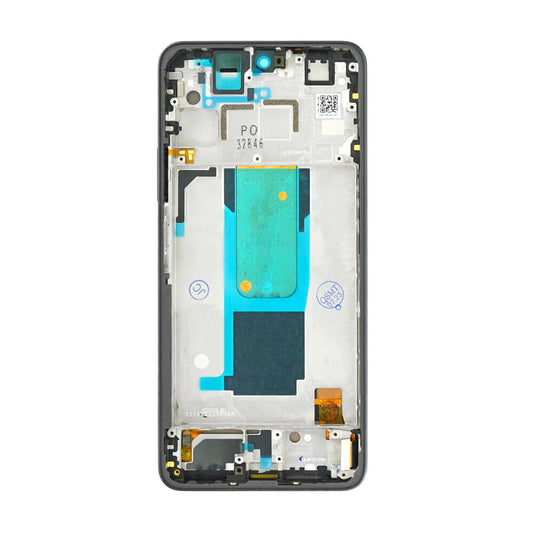 Display für Xiaomi Redmi Note 11 Pro+ 5G LCD + Rahmen Tarnish Black Touch Ersatz
