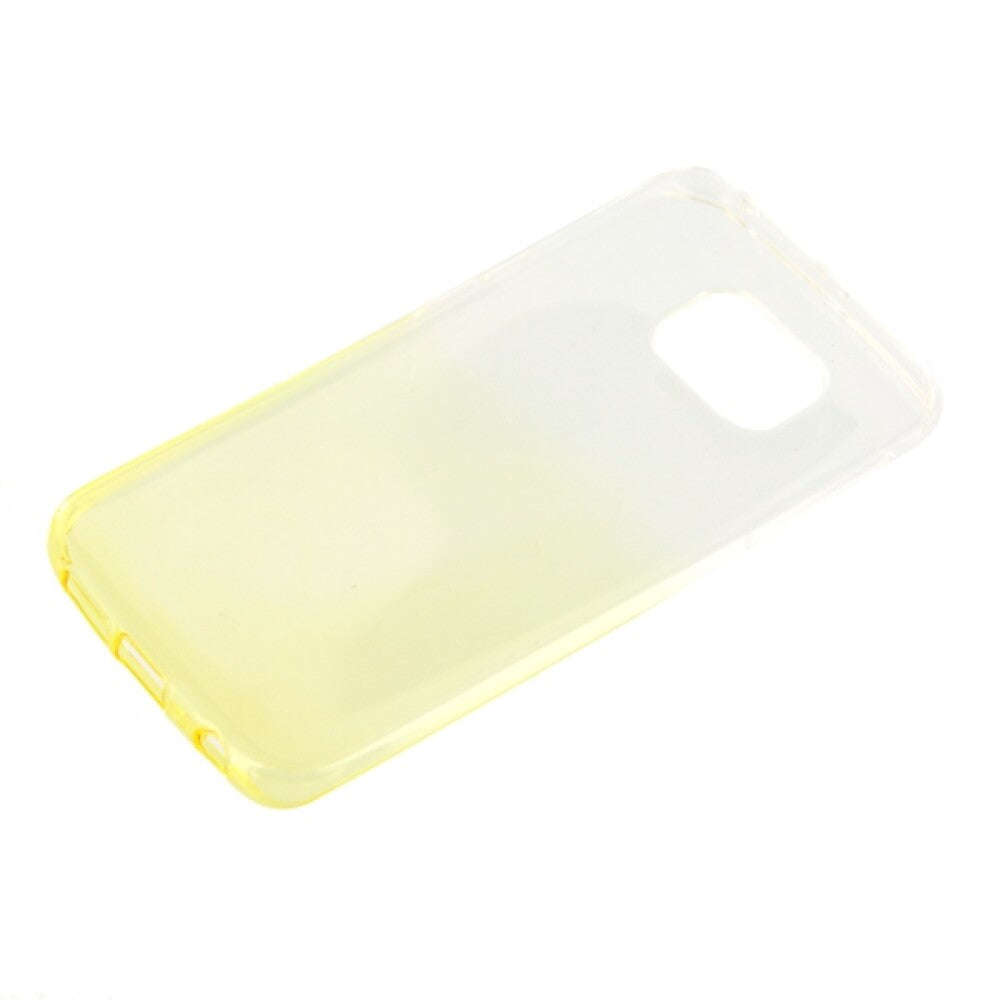 TPU Handyhülle für Samsung Galaxy S6 Edge Gelb Schutz Tasche