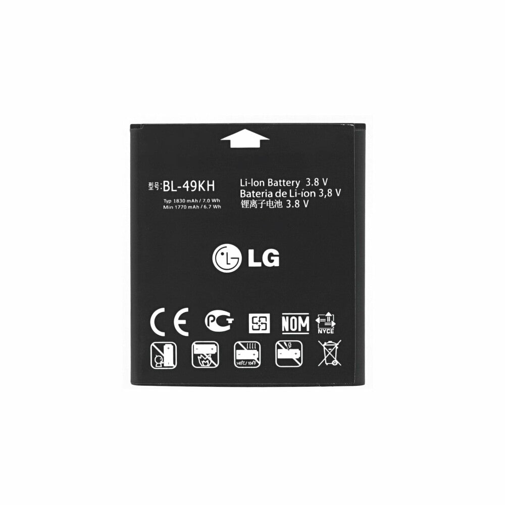Original BL-49KH Akku für LG P930 P936 LU6200 SU640 VS920 2150mAh EAC61678801