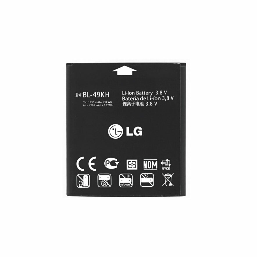 Original BL-49KH Akku für LG P930 P936 LU6200 SU640 VS920 2150mAh EAC61678801