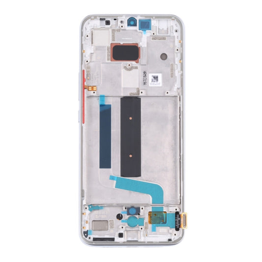 Display + Rahmen für Xiaomi Mi 10 Lite 5G weiß