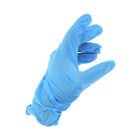 Original 100 Handschuhe Nitrilhandschuhe Einweghandschuhe Größe XL blau