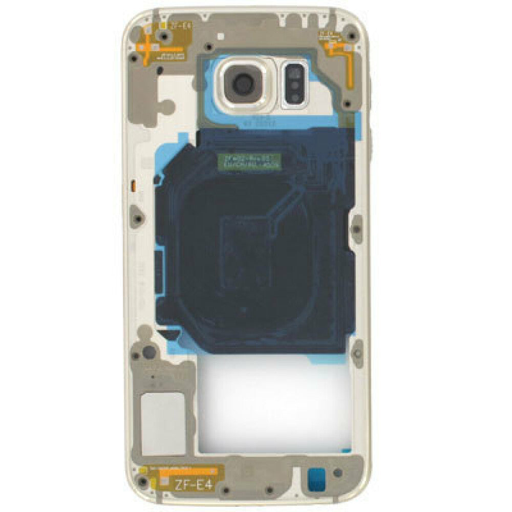 Samsung Galaxy S6 G920F Mittleres Gehäuse Gold