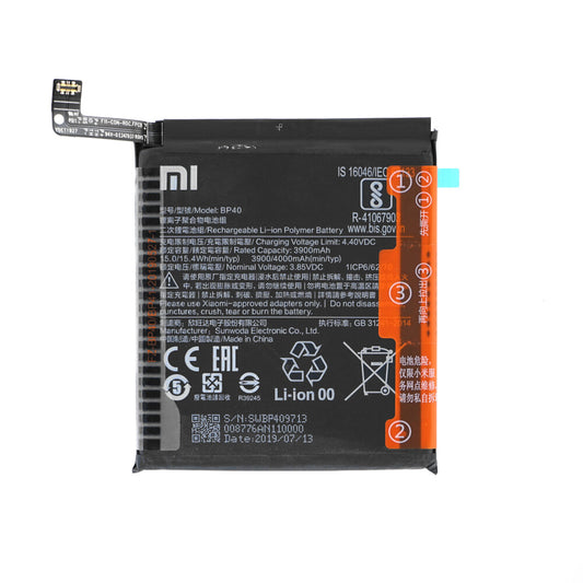 Original BP41 Akku für Xiaomi Mi 9T 4000 mAh Batterie Ersatzakku 46BP41A08093