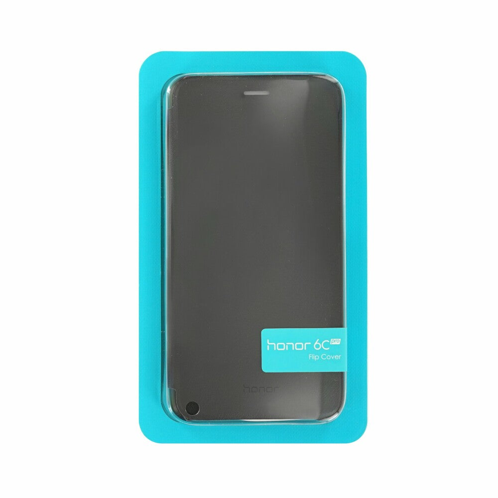 Original Flip Handyhülle für Huawei Honor 6C Pro Schwarz 51992141