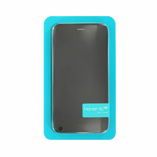 Original Flip Handyhülle für Huawei Honor 6C Pro Schwarz 51992141