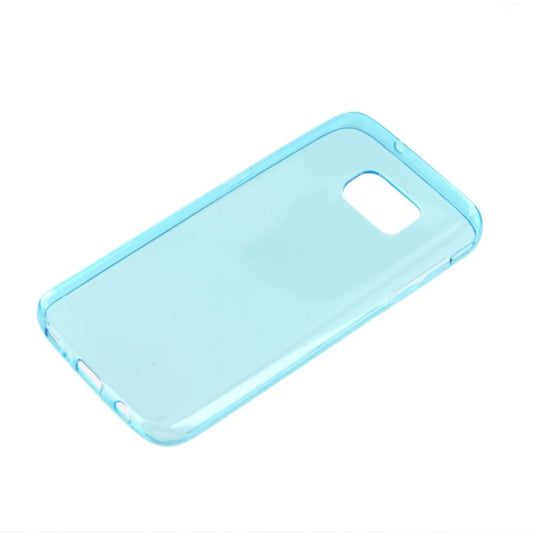 TPU Handyhülle für Samsung Galaxy S7 Blau Glitter Schutz Tasche